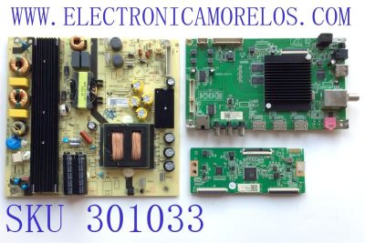 KIT DE TARJETAS PARA TV ONN / MAIN MS16010-ZC01-01 / 515C16010M08 / FUENTE TV5502-ZC02-01 / 20210402 - T-CON LG_60PIN_GOA_UHD_MU V1.3 / 2E03178A0 / 20210401 / PANEL LC550EQC-SMA4 / DISPLAY LC550EQC(SM)(A4) / MODELO 100012586	